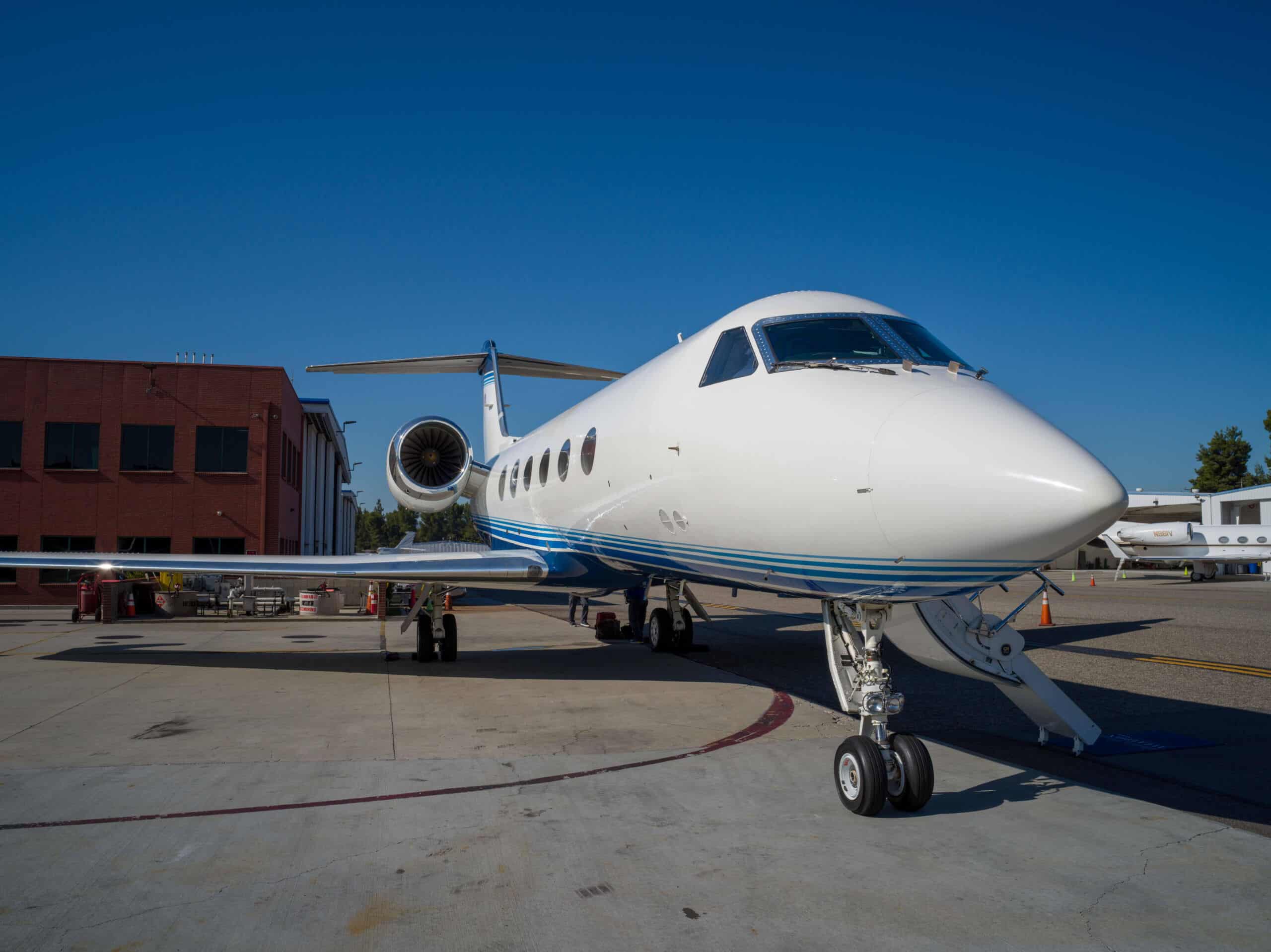 Private Jet at Van Nuys Airport VNY